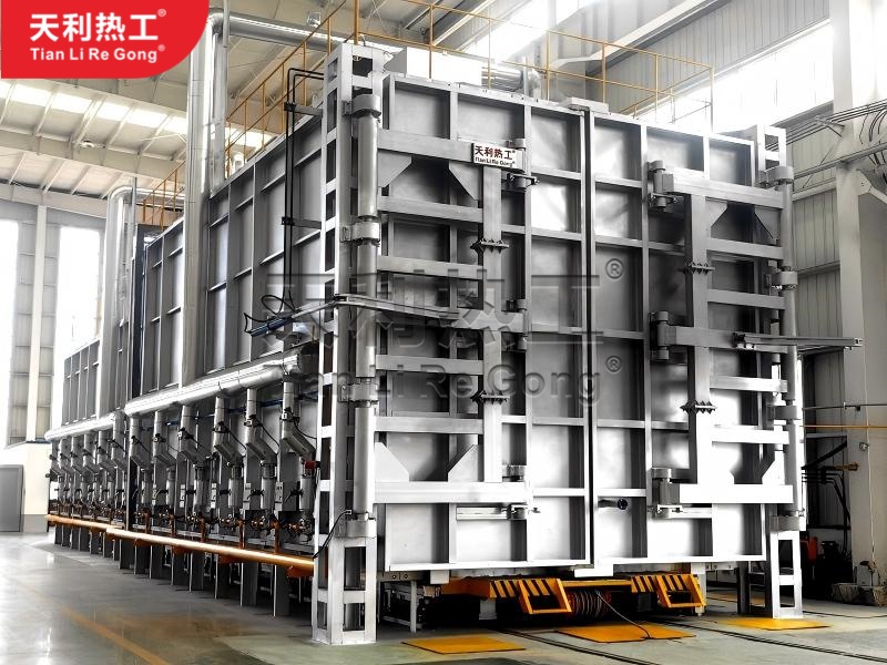 可變?nèi)葑儚脚_車式燃氣熱處理爐